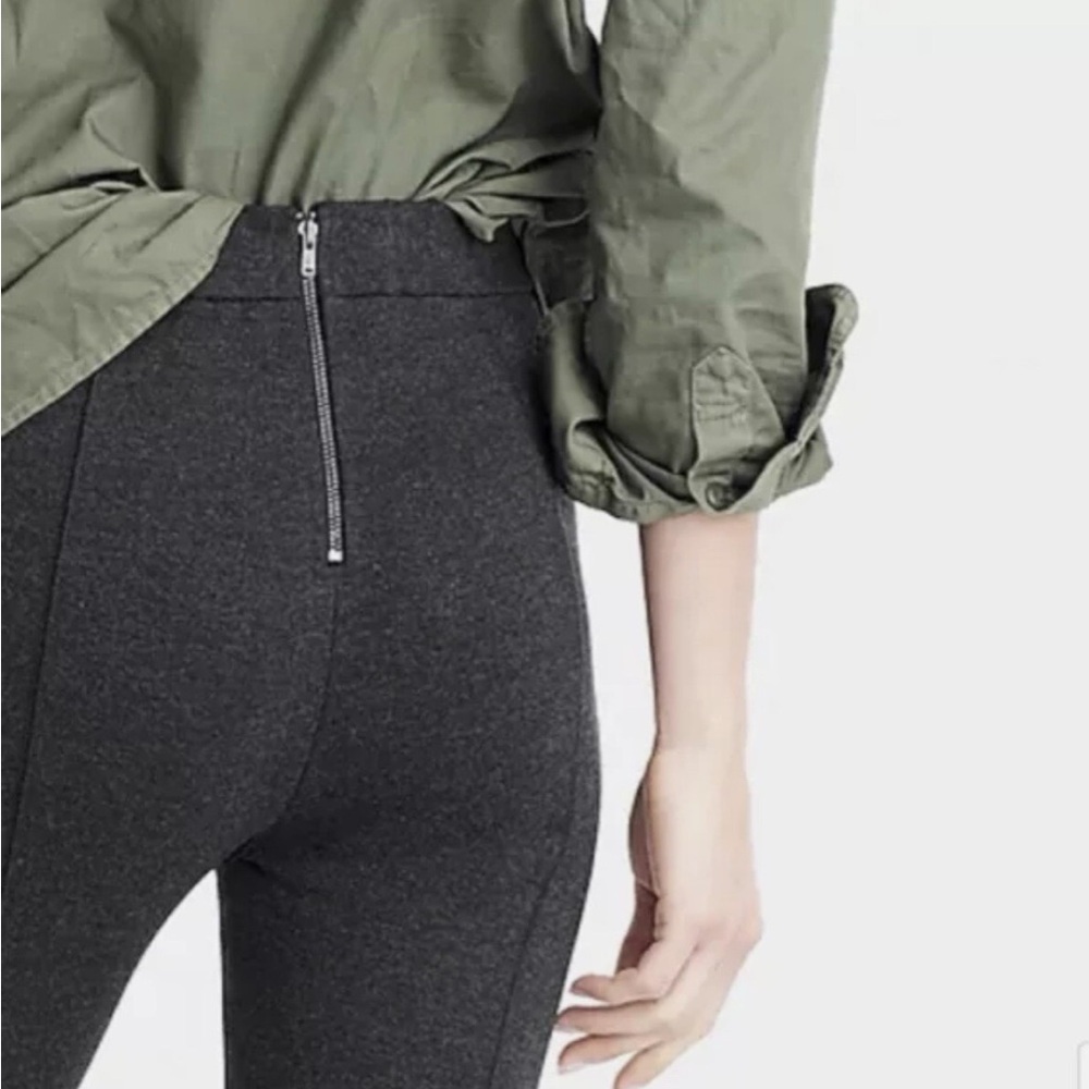J. Crew Pixie Black Skinny Hybrid Leggings Pants 4R - Picture 4 of 8